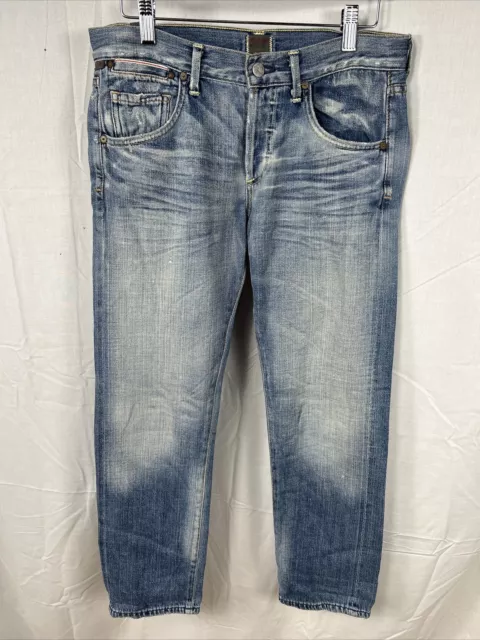 New Citizens of Humanity Dylan Relaxed Boy Drop Rise Cropped Jeans Size 26