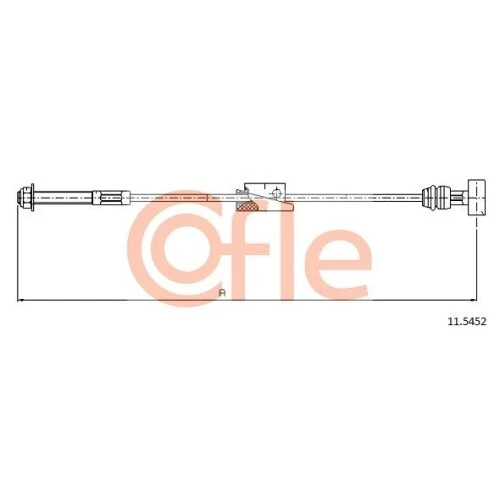 Handbremsseil Seilzug Feststellbremse für Ford Mazda - Cofle 11.5452