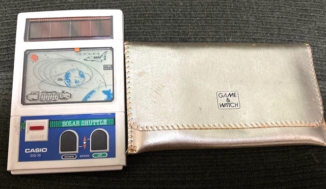 CASIO SOLAR SHUTTLE CG-10 Vintage LCD Handheld Electronic Game