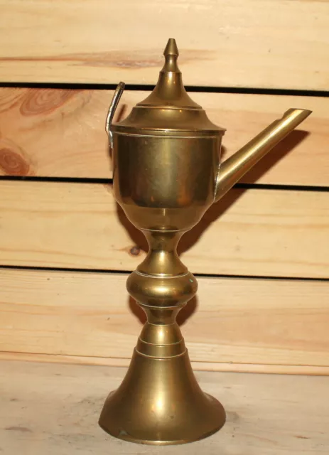 Vintage Middle east hand made brass censer incense burner