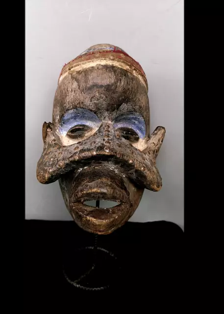 Primitive African Tribal Bete Mask   --  Cote D'ivoire   ADE 7