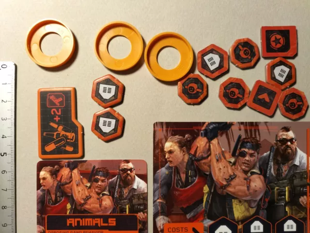 Animals Gang Token+Bases+Card+Dashboard/Cyberpunk 2077 Gangs Of Night City/M516+