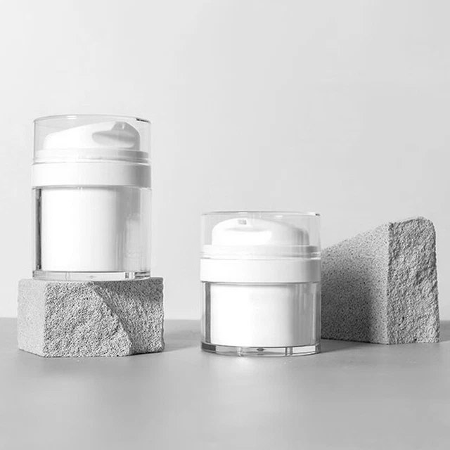 15 30 50g Refillable Cosmetic Jar Cream Cans Vacuum Bottle Cosmetic Containe BII