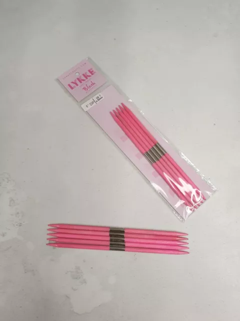 LYKKE Blush Double Pointu Aiguilles 15.2cm, Rose