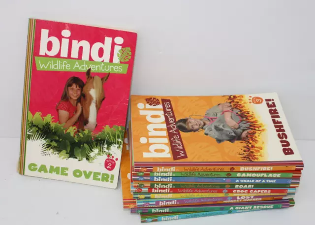 Bindi Wildlife Adventures  x4 Books no 2 to 12 Paperback Irwin Australia Zoo i29