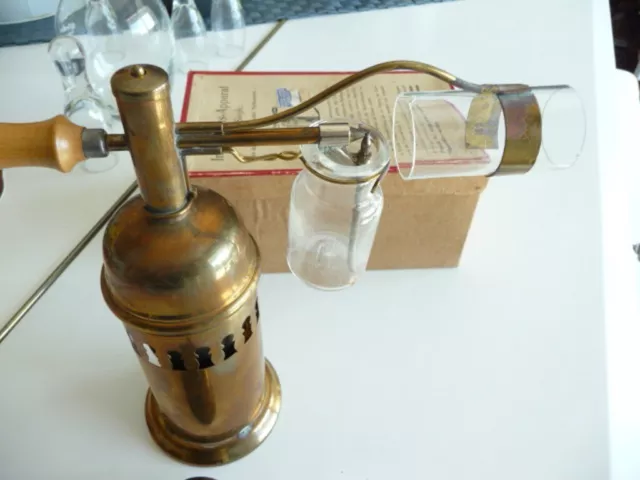 Museales antikes Inhaliergerät, Inhalier-Apparat nach Siegle,ca.1875-1890,selten