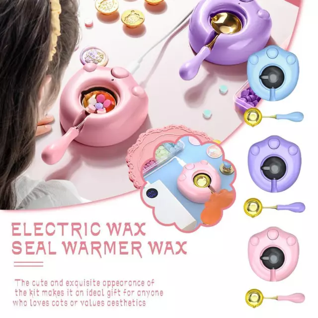 Electric Sealing Wax Furnace Stove Pot Wax Melting Quick Warmer For Sealing Wax-