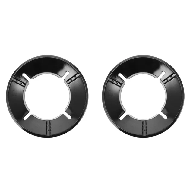 2 piezas Parabrisas Wok Soporte Exterior Rango Gas Quemador Rejilla Wok Rejilla