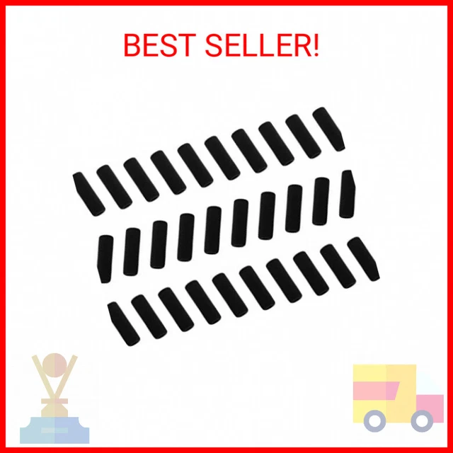 BLUECELL pack of 30 Black Color soft foam 1.5-inch Pencil Grips Pencil Cover (Bl
