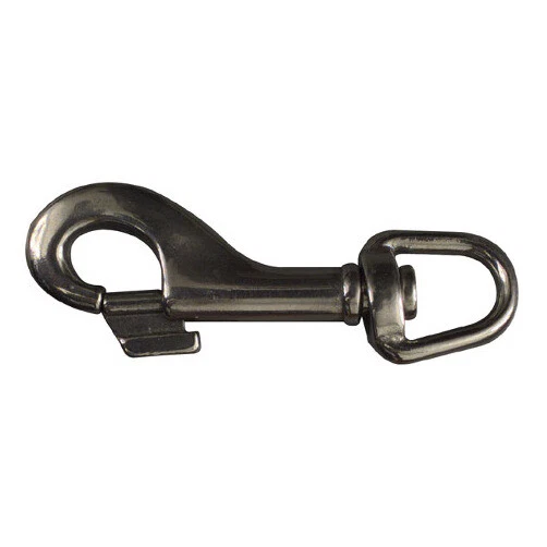 1/2" X 3-3/8" Stainless Steel Round Swivel Eye Bolt Snap