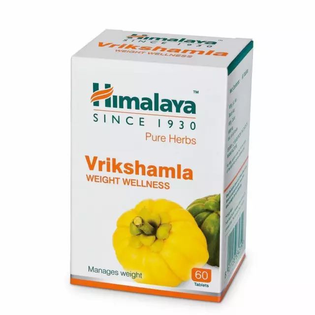 Himalaya Pure Herb Vrikshamla Peso Bienestar, pérdida de peso 60 tabletas...