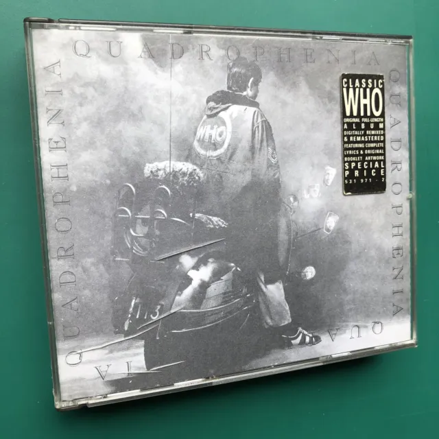 The Who QUADROPHENIA Classic Rock 2x CD Roger Daltrey • Keith Moon UK REMASTERED