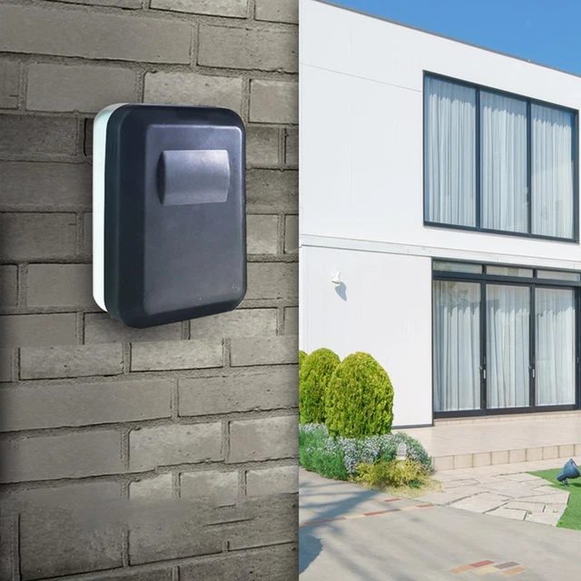 4 Digit Wall Mounted Password Box Key Code Box for Outside Wall Cabinet