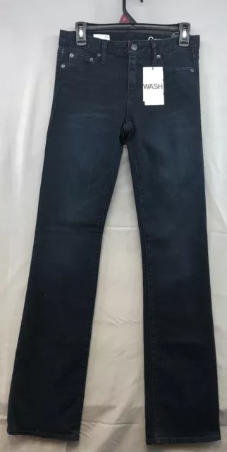 New GAP 1969 Perfect Bootcut Mid Rise Stretch Jeans Size 25r Women Dark Wash