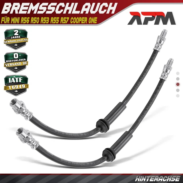 2x BREMSSCHLAUCH HINTEN MERCEDES-BENZ
