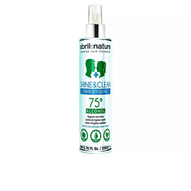 Cheveux Abril Et Nature unisex SHINE&CLEAN hair hygiene 75º alcohol 200 ml