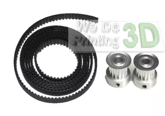 3D Printer GT2 Timing Belt and Pulleys 16 Teeth 5mm Shaft - Reprap