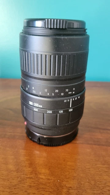 Objectif Sigma 100-300mm F/4.5-6.7 Pour Canon EF - Occasion En Bon état De Fonctionnement