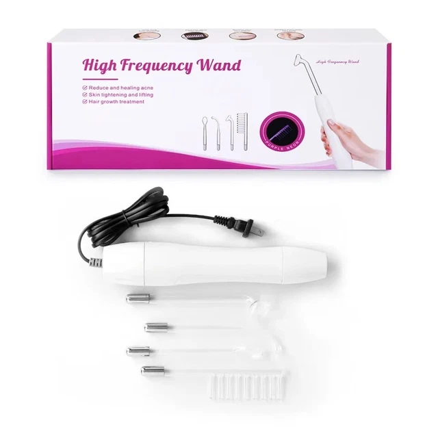 High Frequency Facial Infrared Purple Ray Acne Spot Remover&Hair Growth Device