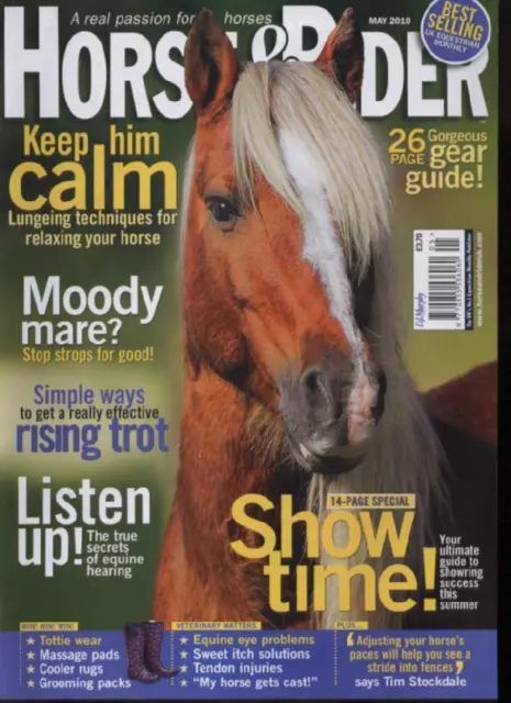 HORSE & RIDER MAGAZINE - May 2010