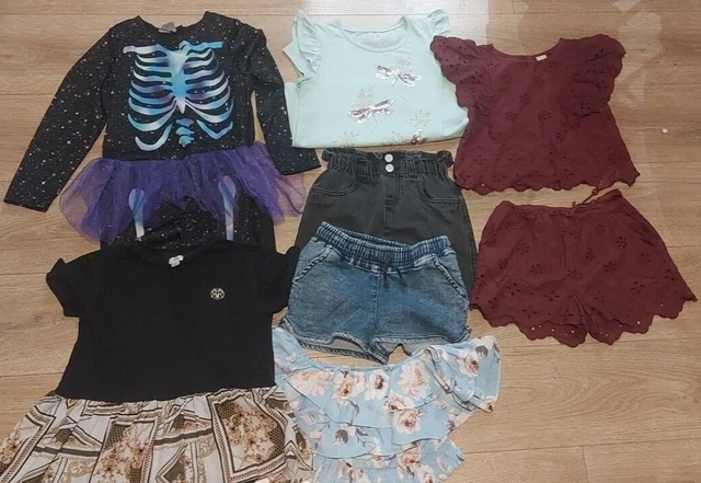 girls clothes bundle age 7-8 years 8 items