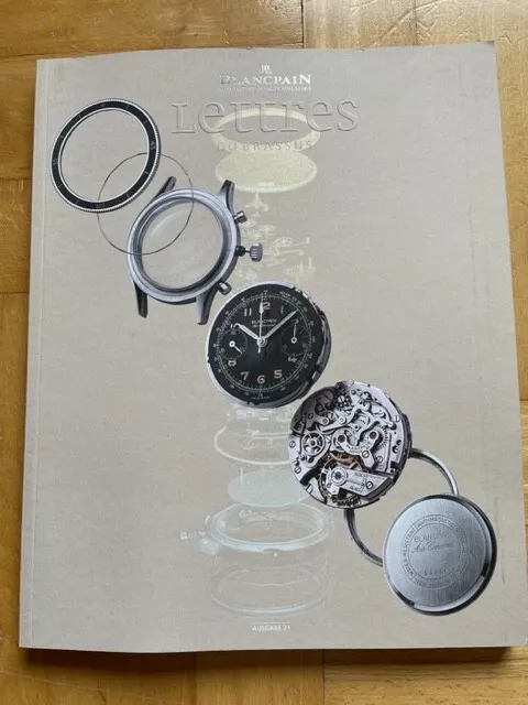 BLANCPAIN Uhren, Lettres du Brassus, Ausgabe 21, deutsch, ungelesen