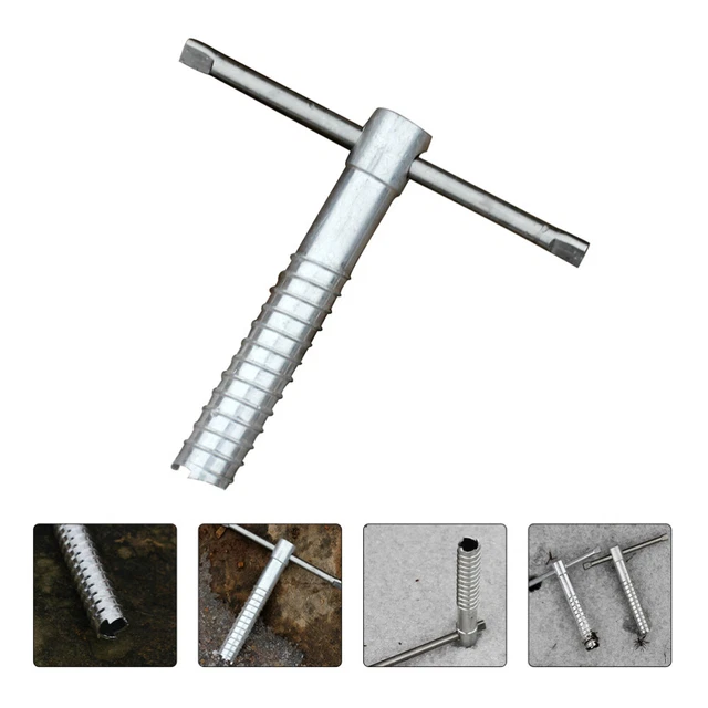 Nivel de pesca Spiralstake tienda portátil Peg aleación de aluminio