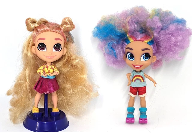 HAIRDORABLES SERIES 2 Pineapple Rayne Rainbow Doll with Stand Accessories 3.50 PicClick UK