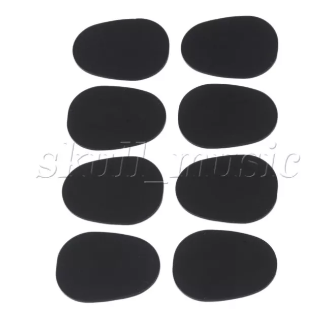 8 Alto/Tenor Saxophone Mouthpiece patches pads black