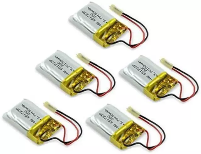 5pcs Batterie rechargeable 3.7v 150mAh Lipo pour Rc Helicopter Syma S107 S107G