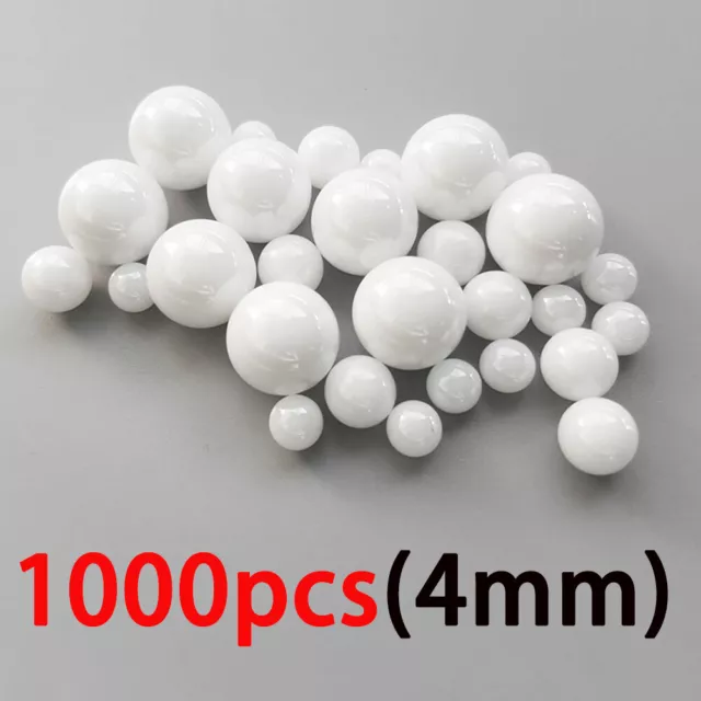 1000PCS Plastic Ball Solid PP Polypropylene Cosmetic Bottle Round Ball Dia 4mm