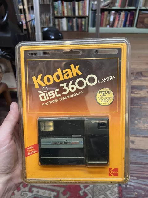 vintage new in box deadstock kodak disc 3600 camera