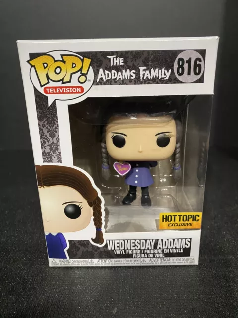 Funko Pop ! Wednesday Addams 816 Hot Topic Exclusive M01