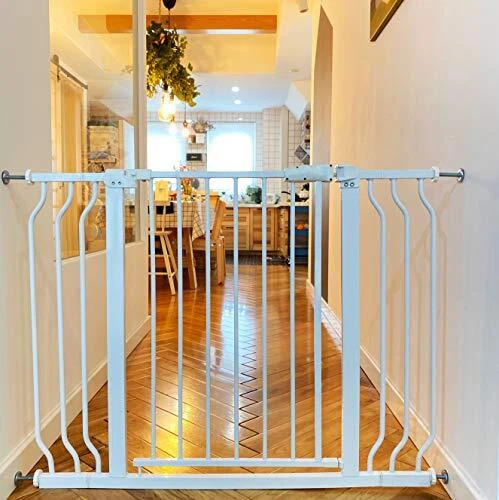 BalanceFrom Easy Walk-Thru Safety Gate for Doorways and 29.1 - 43.3 inch