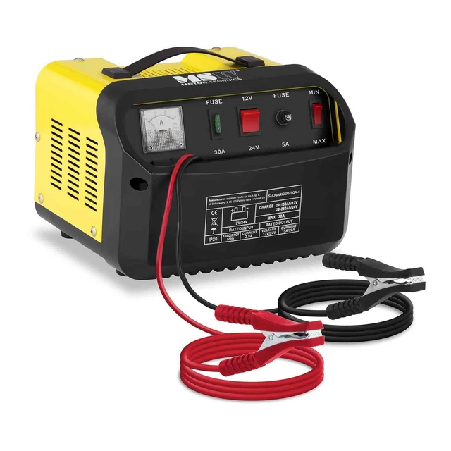 12V/24V 15/20 A Rapide Intelligent Chargeur Batterie Pour Véhicule Voiture Auto