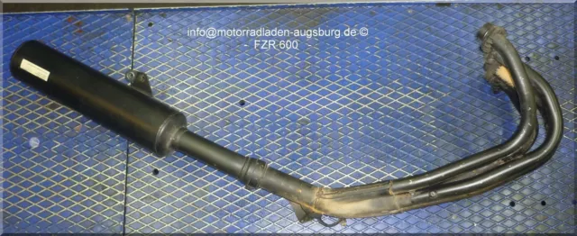 Yamaha FZR 600 Auspuff Anlage End Schall Dämpfer Topf  3HE-147111