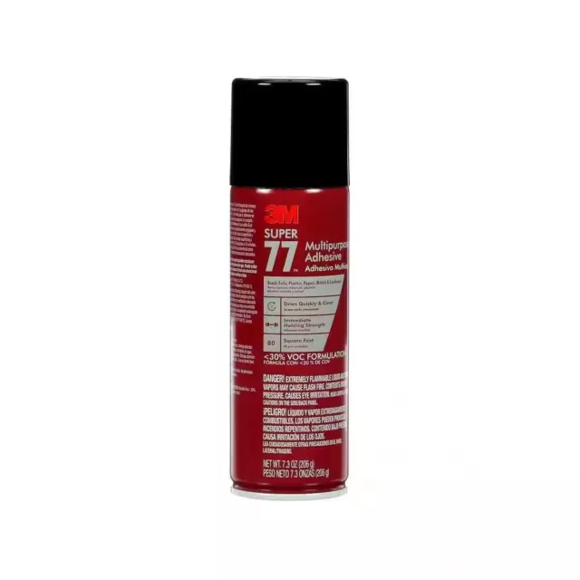 Spray Adhesive Super 77 Glue Hold Strong Mega Contact Solvent Multipurpose 7.3oz