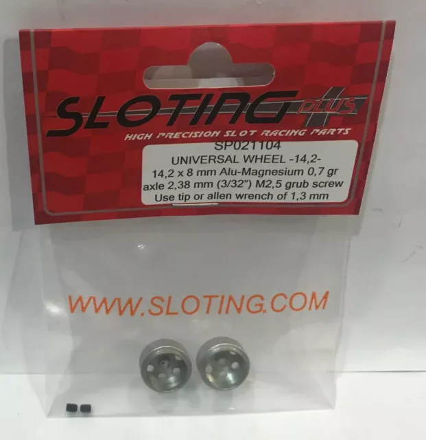 Sloting plus SP021104 Rim Universal 14.2x8mm (x2) Alu-Magn 0.7gr.EJE 2.38