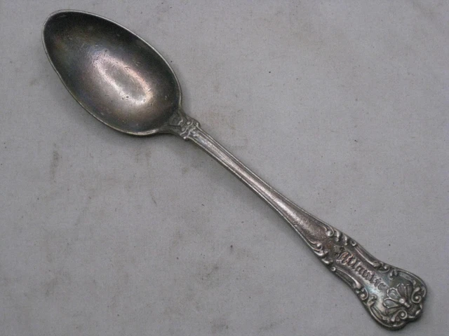 antique engraved   Atlantic tablespoon spoon GORHAM serving