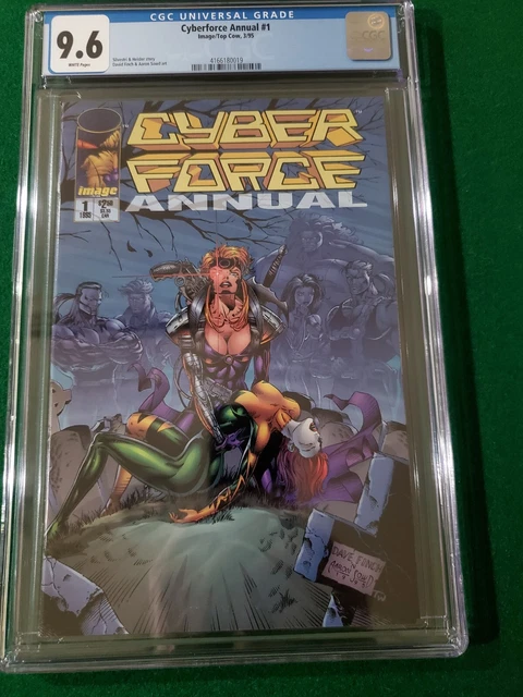 CYBERFORCE ANNUAL #1 CGC 9.6 Image Nice