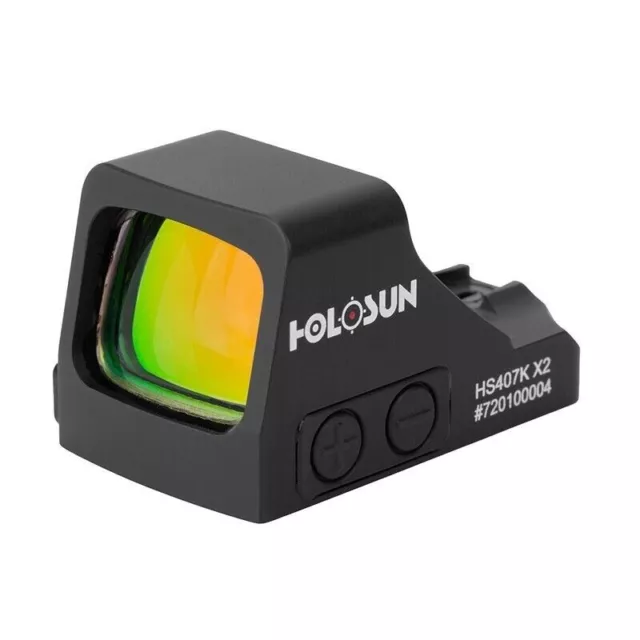 Holosun HS407K-X2 Red 6 MOA Dot ShakeAwake Reflex Optical Sight Concealed Carry