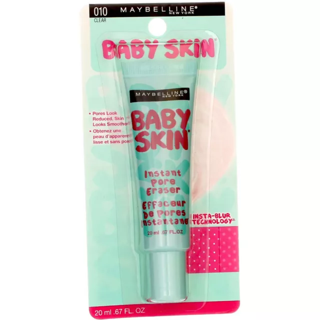 6 Pack Maybelline Baby Skin Instant Pore Eraser, Clear 10, 0.67 fl oz