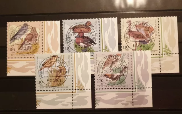 Bund Nr. 2015 - 2019 Ersttagstempel Ecke unten rechts/Wildvögel