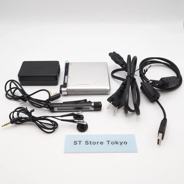 Baladeur Sony Walkman MZ-NH600 Minidisc - Compatible HI-MD, Gris, Avec Album