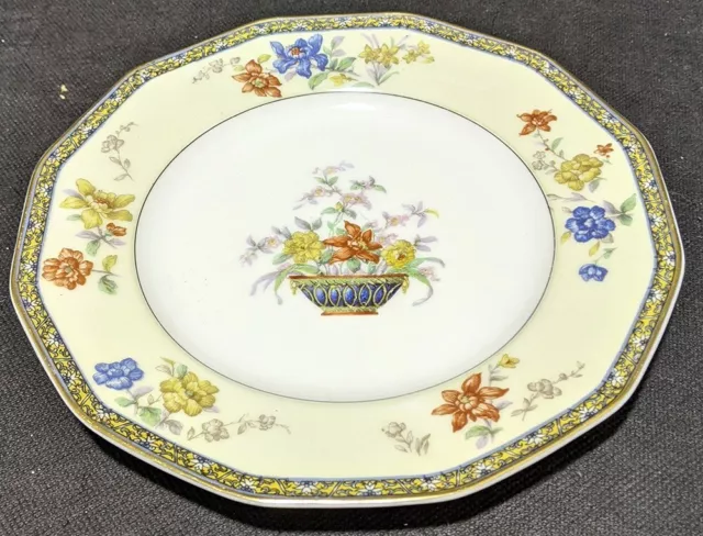 Vintage Theodore Haviland / Limoges China Luncheon Plate - Coromandel