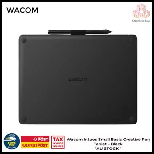 Wacom Intuos Small Basic CTL-4100/K0-CX – Black *AU STOCK *