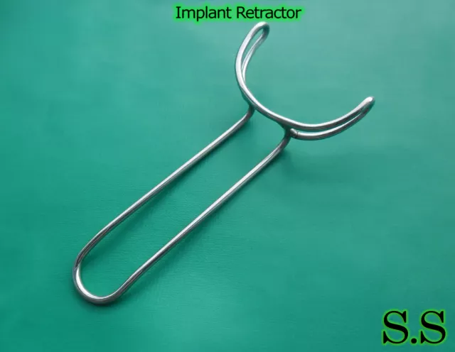 6 instruments chirurgicaux dentaires rétracteurs d'implants