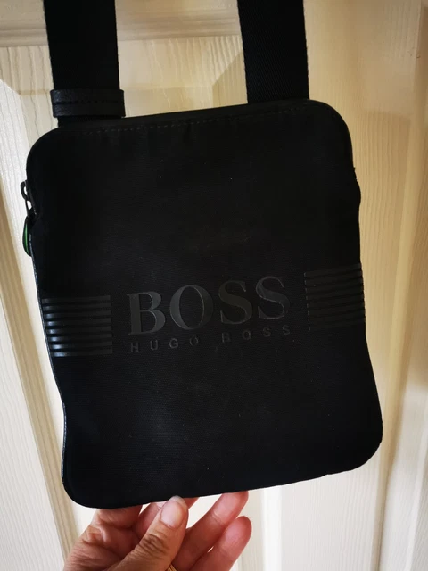 Hugo boss mens pouch bag on sale