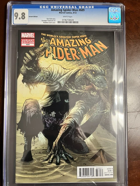 Amazing spider-man 689 Variant cgc 9.8. lizard Cover. Rare