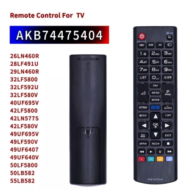 AKB74475404 Replacement Remote Control for 32LF580V 42LF580V 49LF590V 26LN460